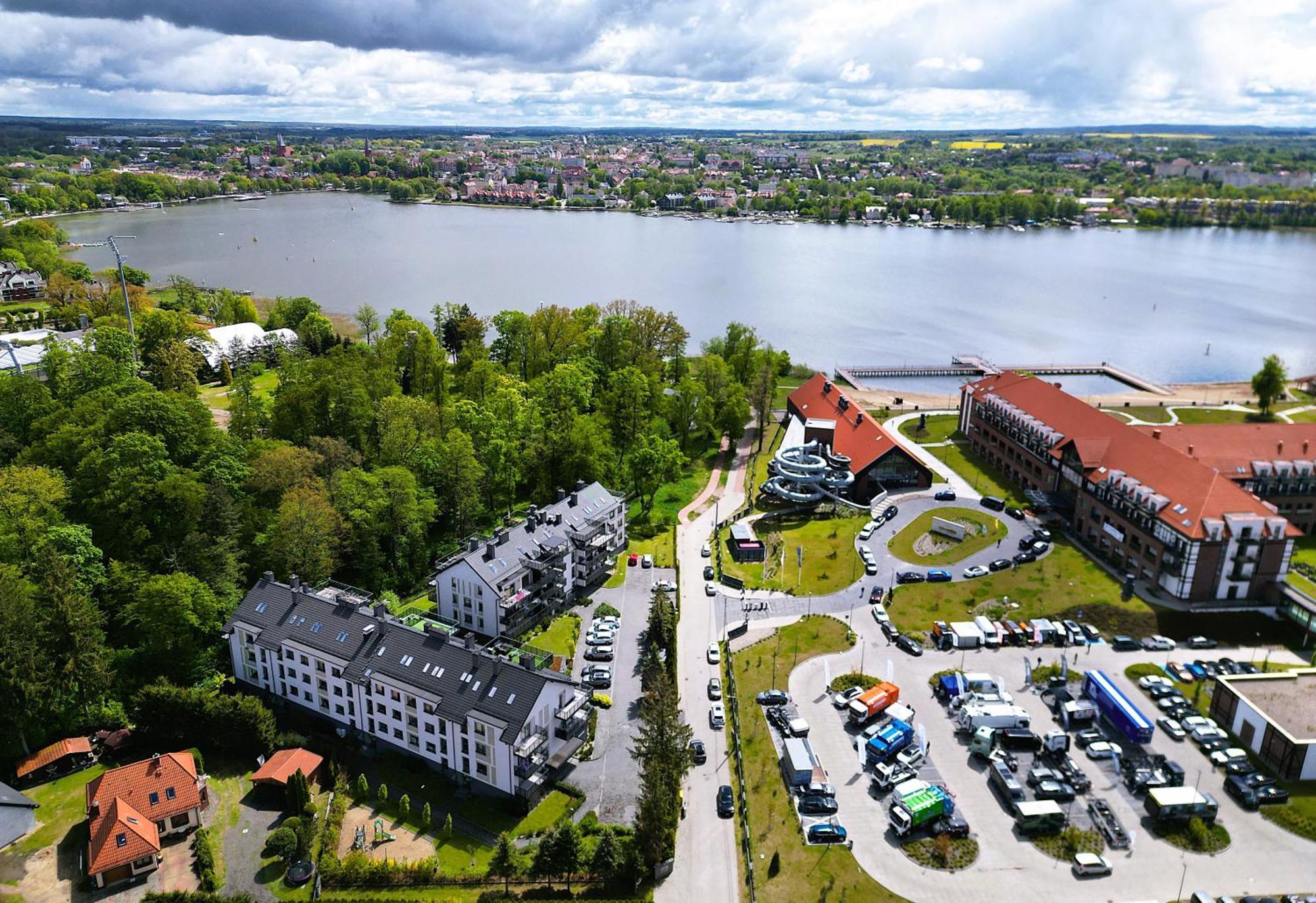 Lake Apart Ostroda - Widok, Przy Plazy, Aquapark, Parking Podziemny, Winda, Netflix Exterior photo